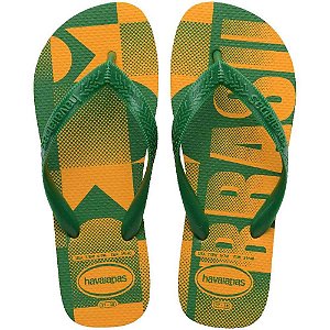Chinelo havaianas unissex brasil 29/0 estampado - havaianas (par)