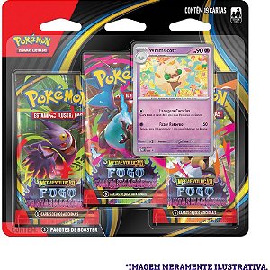 Jogo de cartas pokemon me02 fogo fantasmagori - copag (bl.c/03)