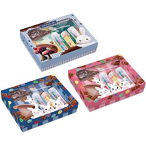 Caixa p/ovo de pascoa kit confeiteiro sortido 150g - cromus (unidade)