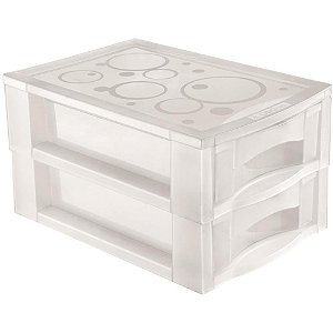 Gaveteiro cristal plastico medio 2gvts - ordene (unidade)