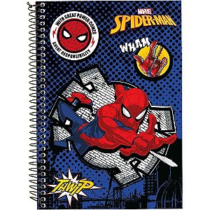 Caderno 10x1 capa dura marvel 160fls. - culturama (pct.c/03)