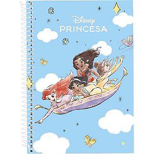 Caderno 10x1 capa dura princesas 160fls. - culturama (pct.c/03)