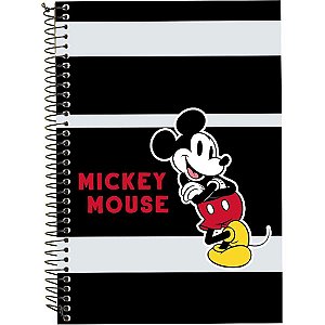 Caderno 10x1 capa dura mickey e minnie 160fls. - culturama (pct.c/03)