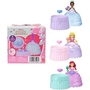 Boneca disney princesa mini cupcake surpresa - mattel (unidade)