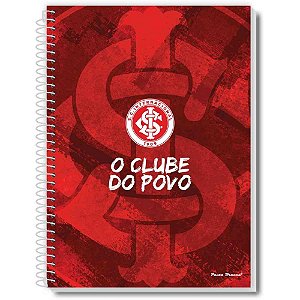Caderno espiral 1/4 capa dura internacional 80fls - pauta branca (pct.c/05)