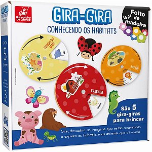 Jogo educativo gira gira conhecendo habitats - brinc. de crianca (unidade)