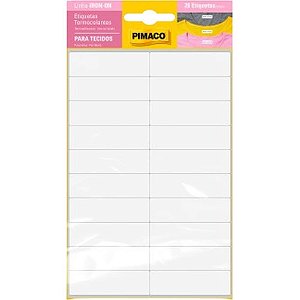 Etiqueta adesiva termocolante branca 20unidades - pimaco (unidade)