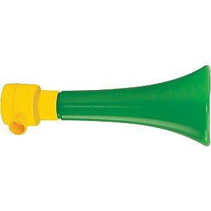 Corneta verde/amarela 20cm n.1 - lider (unidade)