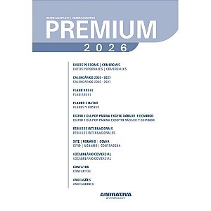 Agenda 2027 premium 168f.142x207mm - animativa (pct.c/04)