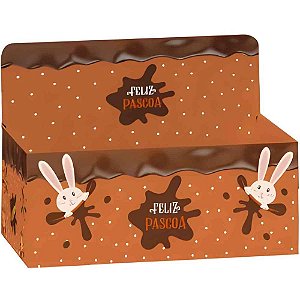 Cachepot paper decorado chocolatier retang. 24x15x15x1 - xingo embalagens (pct.c/05)