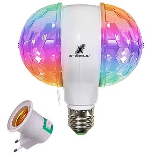 Lampada led 6w controle remoto e som - flex (unidade)