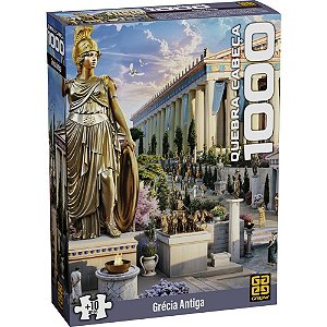 Quebra-cabeca cartonado grecia antiga 1000 pecas - grow (unidade)