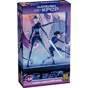 Quebra-cabeca cartonado guerreiras do k-pop 500 pecas - grow (unidade)
