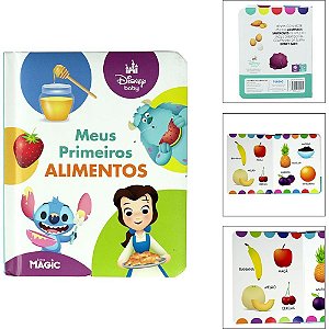 Livro infantil ilustrado meus primeiros alimentos 12,5x - magic kids (unidade)