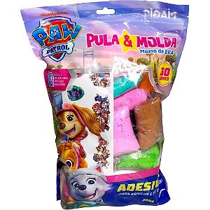 Massa para modelar criativa p.canina skye 300g c/adesivos - magic kids (unidade)