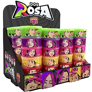 Slime gelele torre dos rosa 330g - doce brinquedo (dp.c/12)
