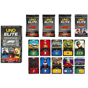 Jogo de cartas uno elite f1 kit inicial - mattel (unidade)