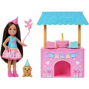 Barbie family chelsea cj festa aniversario - mattel (unidade)