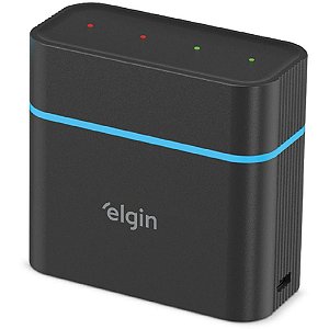 Carregador de bateria usb p/pilhas cabo 0.5m 700mah - elgin (blister)