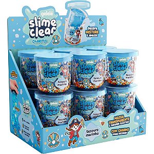 Slime clear charm tesouro marinho - doce brinquedo (dp.c/12)