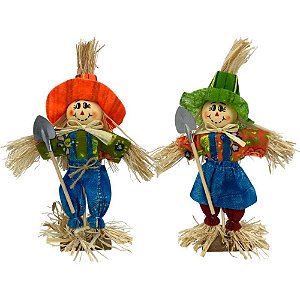 Festa junina espantalho peq 23cm (sortido) - art lille (pct.c/06)