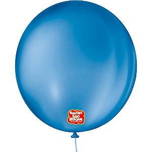 Balao 9 liso redondo azul cobalto - sao roque (pct.c/50)