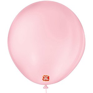 Balao 7 liso redondo rosa baby - sao roque (pct.c/50)
