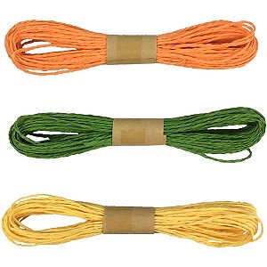 Festa junina cordao papel 10mx1mm (sortido) - art lille (pct.c/06)