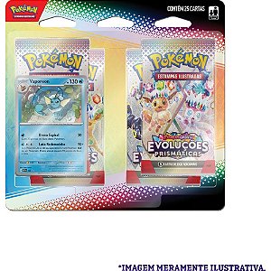 Jogo de cartas pokemon ev8.5 evolucoes prism. - copag (bl.c/04)