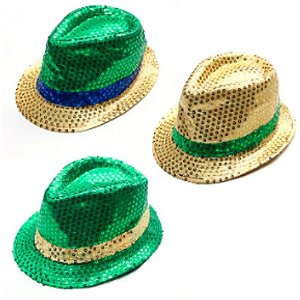 Copa do mundo chapeu malandrinho lantej.(sortido) - nyr festas (pct.c/12)