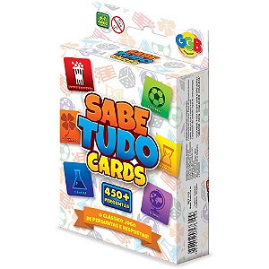 Jogo de cartas sabe tudo cards 78cartas - ggb plast (unidade)