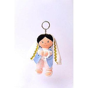 Chaveiro maria 15cm - zip (unidade)
