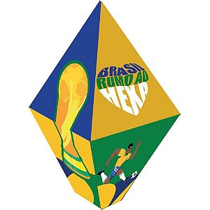 Copa do mundo balao de papel brasil g - festcolor (pct.c/02)
