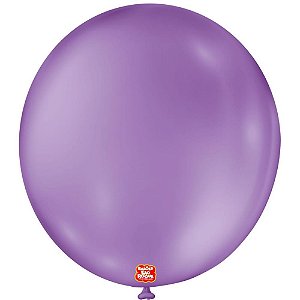 Balao 9 liso redondo roxo ametista - sao roque (pct.c/50)