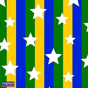 Copa do mundo tnt 1,40m brasil estrelas - mewi (rl-10mts)
