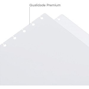 Caderno inteligente divisorias grande clean c/04 unid. - caderno inteligente (pacote)