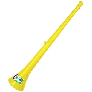 Fantasia acessorio vuvuzela 60cm vd/am (sortido) - leplastic (unidade)