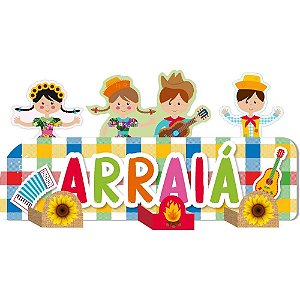 Festa junina enfeite especial de mesa - festcolor (unidade)