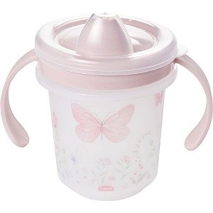 Copo treinamento trio jardim encantado 280ml - plasutil (unidade)