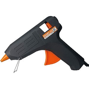 Pistola de cola quente 15w gt-40 bivolt grande preto - gramp line (blister)