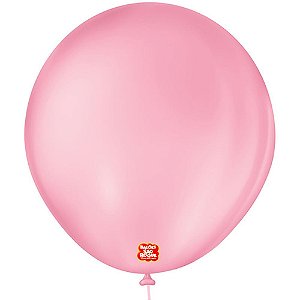 Balao 7 liso redondo rosa tutti-frutti - sao roque (pct.c/50)