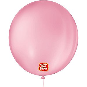 Balao 9 liso redondo rosa tutti-frutti - sao roque (pct.c/50)
