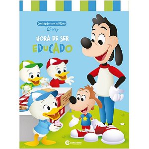 Livro infantil ilustrado disney hora de ser educado - culturama (unidade)