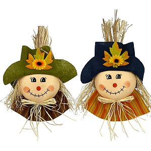 Festa junina espantalho cabeca (sortido) - art lille (pct.c/02)