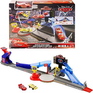 Pista cars acrobacias da copa pistao - mattel (unidade)