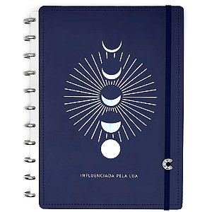 Caderno inteligente grande influenciada pela lua 80f by m - caderno inteligente (unidade)