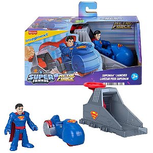 Imaginext super-man lancador de personag - mattel (unidade)