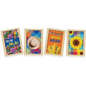 Festa junina quadros decorados - festcolor (pct.c/04)