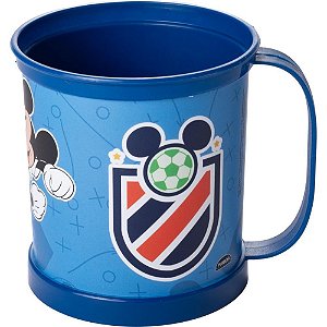 Caneca decorada mickey classica futebol 360ml - plasutil (unidade)