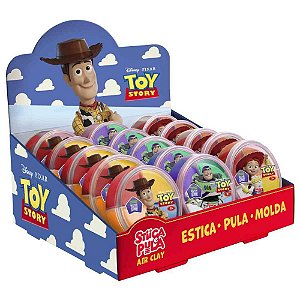 Massa para modelar criativa toy story stica e pula 4cores - doce brinquedo (dp.c/15)